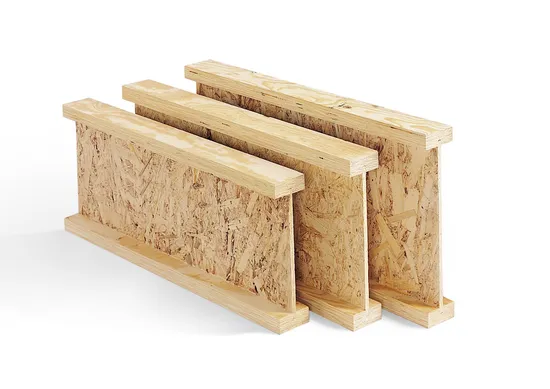 I-Joist LVL Viga de madera para la construcción de edificios I-Joist Beam Timber