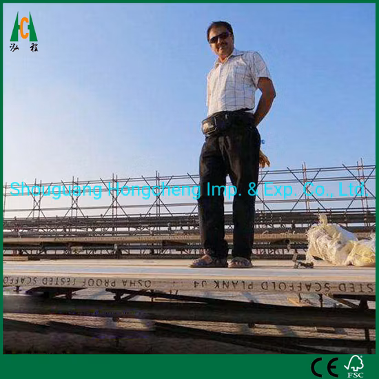 Andamio de pino LVL Borad/Osha Tablero de andamio de pino LVL utilizado para estructura o construcción de casa