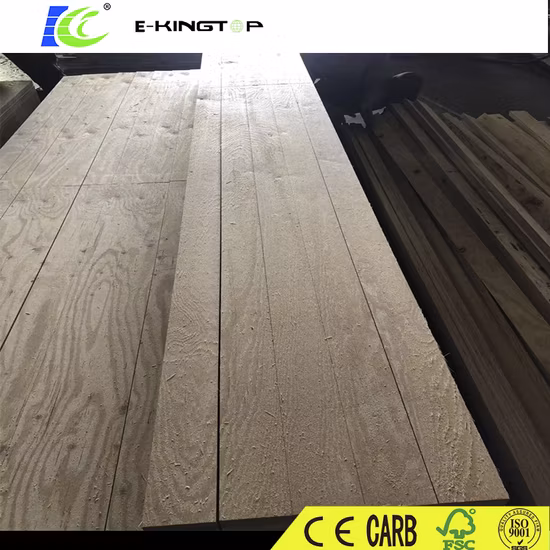 Madera contrachapada tipo madera Pino LVL vigas laminadas de material de construcción